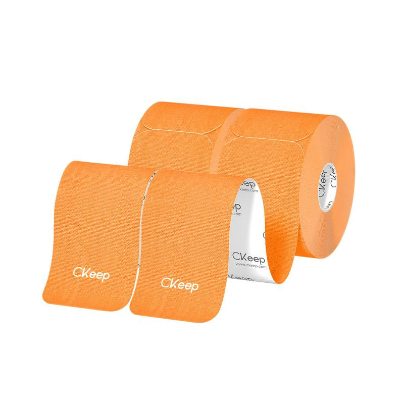 Ckeep Precut Athletic Tape, 10 Different Colors, 2 Rolls, 40 Strips, 33Ft, Cotton Elastic