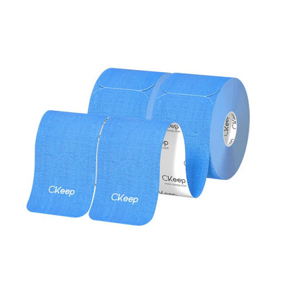 Ckeep Precut Athletic Tape, 10 Different Colors, 2 Rolls, 40 Strips, 33Ft, Cotton Elastic