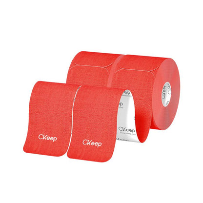 Ckeep Precut Athletic Tape, 10 Different Colors, 2 Rolls, 40 Strips, 33Ft, Cotton Elastic