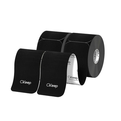 Ckeep Precut Athletic Tape, 10 Different Colors, 2 Rolls, 40 Strips, 33Ft, Cotton Elastic